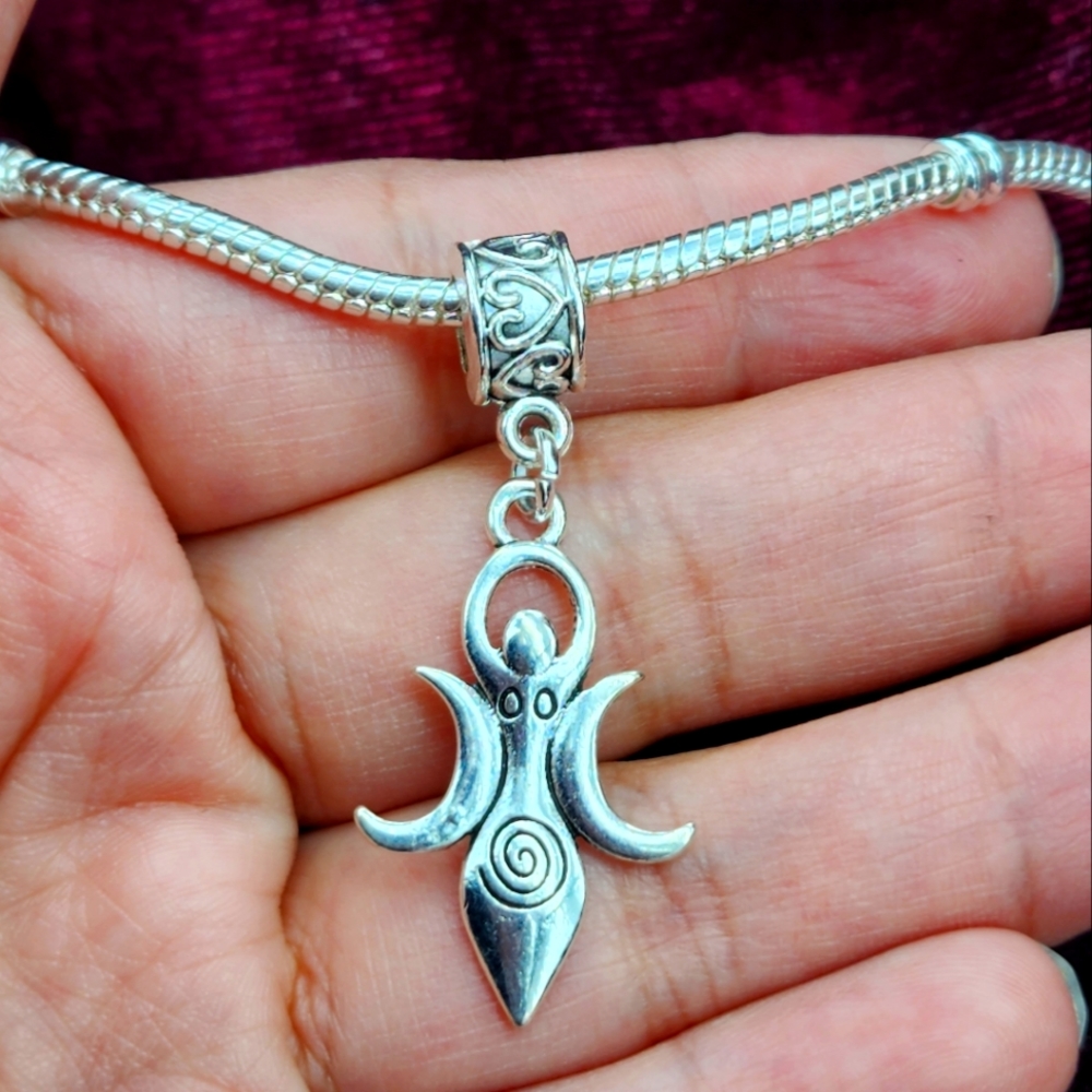 Goddess Moon charm for Pandora
